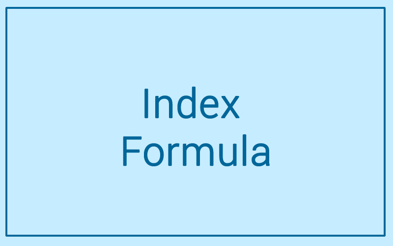 Module 30: INDEX Function