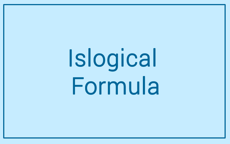 Module 37: ISLOGICAL Function