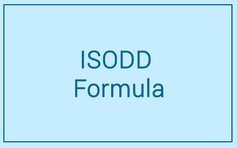 Module 40: ISODD Function