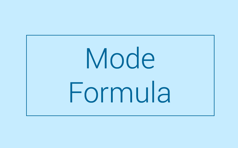 Module 18: MODE Function