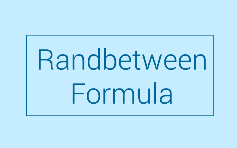 Module 20 : RANDBETWEEN Function (Insert Random Numbers)