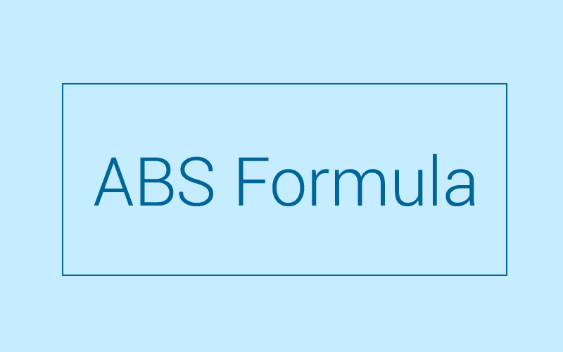 Module 5 : ABS Function