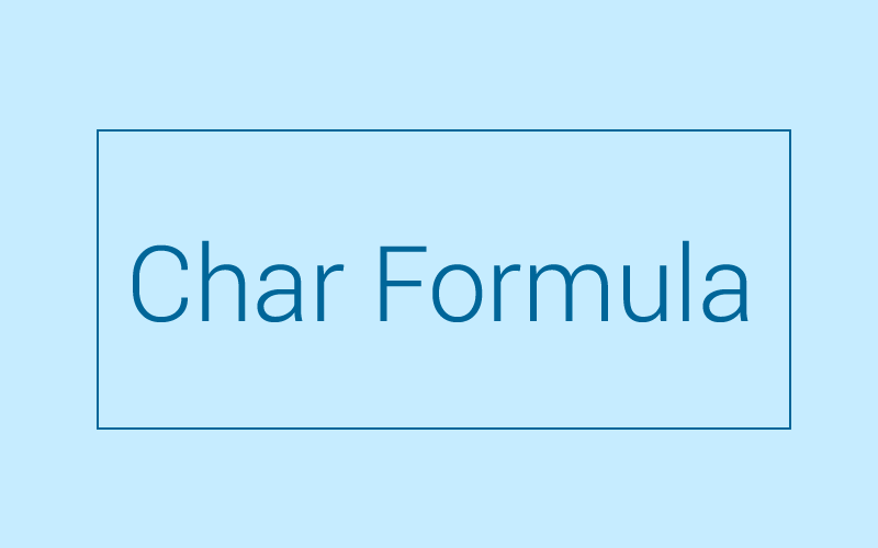 Module 6 : CHAR Function