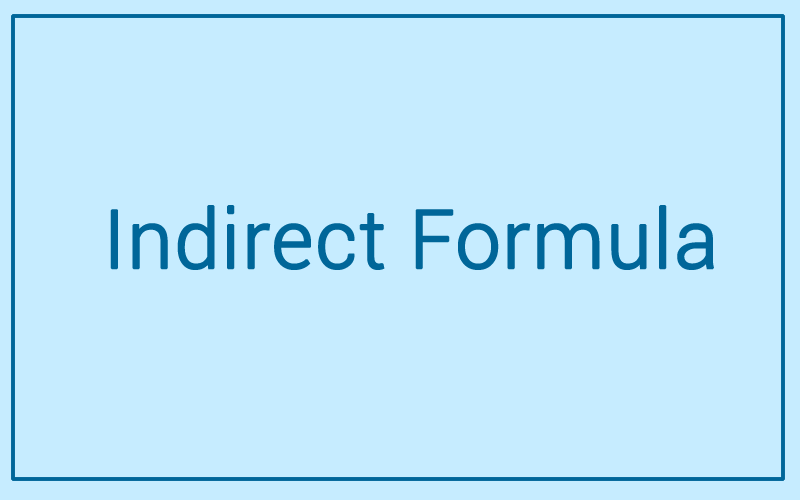 Module 32: INDIRECT Function