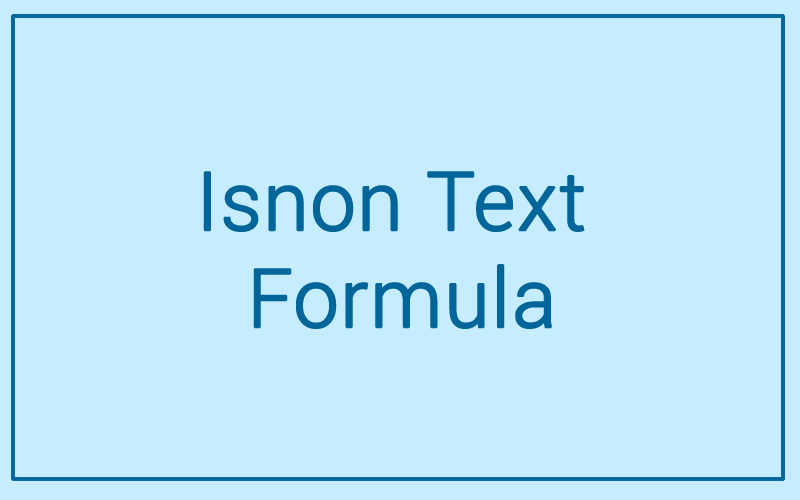 Module 38: ISNONTEXT Function