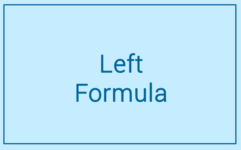 Module 43: LEFT Function