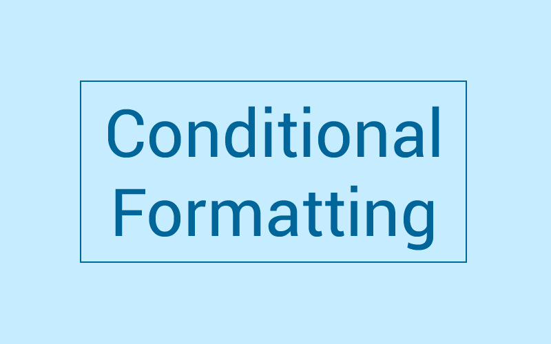 Module 35 : Conditional Formatting